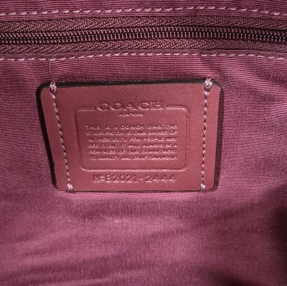 EUC Coach Small Pink Leather Backpack - Picture 8 of 16